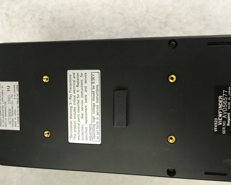 Ikegami Studio Viewfinder VF4523 With Hood