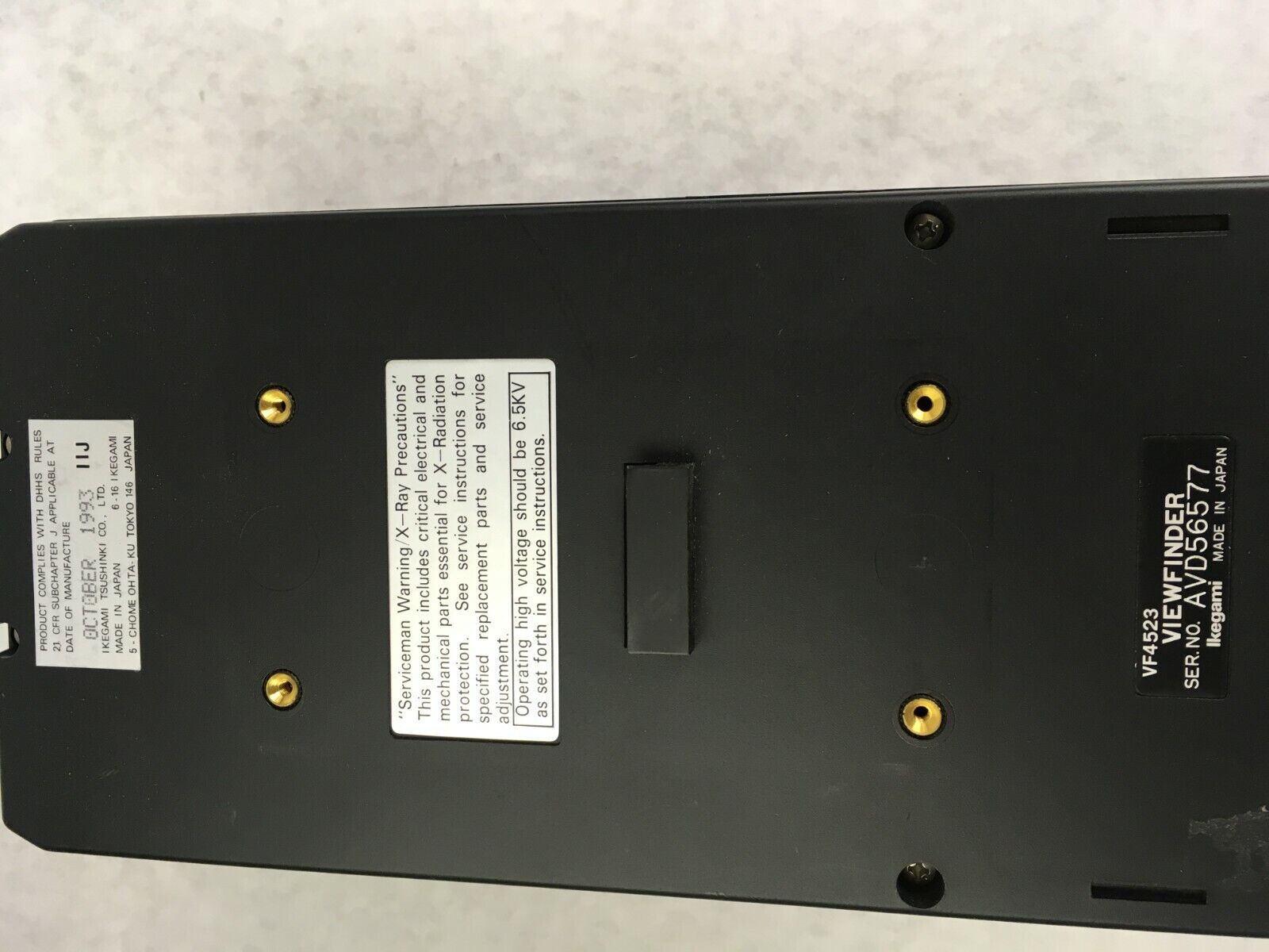 Ikegami Studio Viewfinder VF4523 With Hood