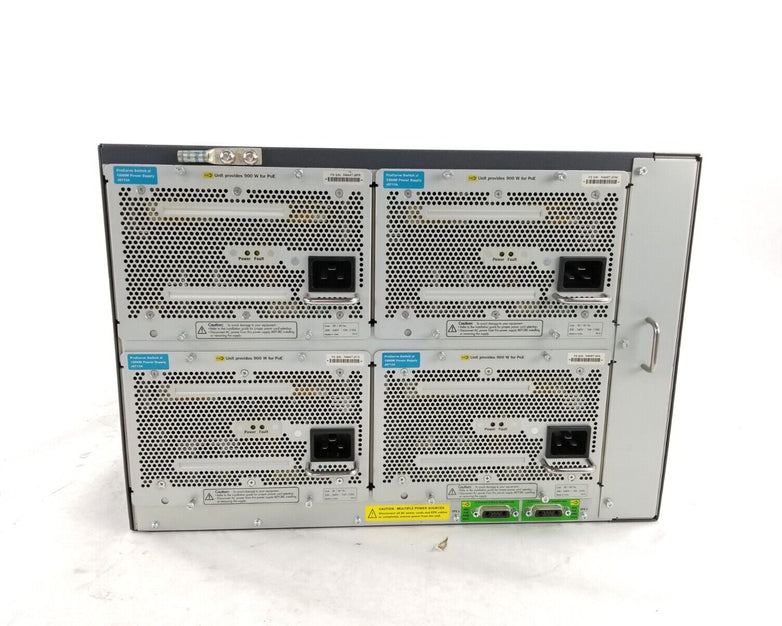 HP ProCurve Switch 5412zI J8698A Switch Chassis With 10x J8702A 2x J8705A