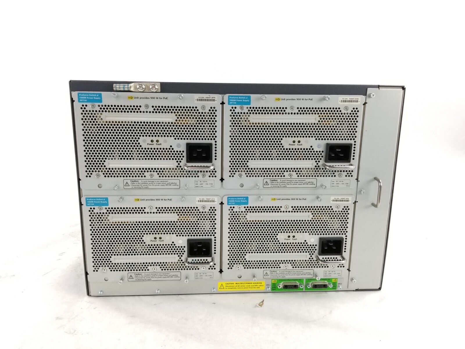 HP ProCurve Switch 5412zI J8698A Switch Chassis With 10x J8702A 2x J8705A
