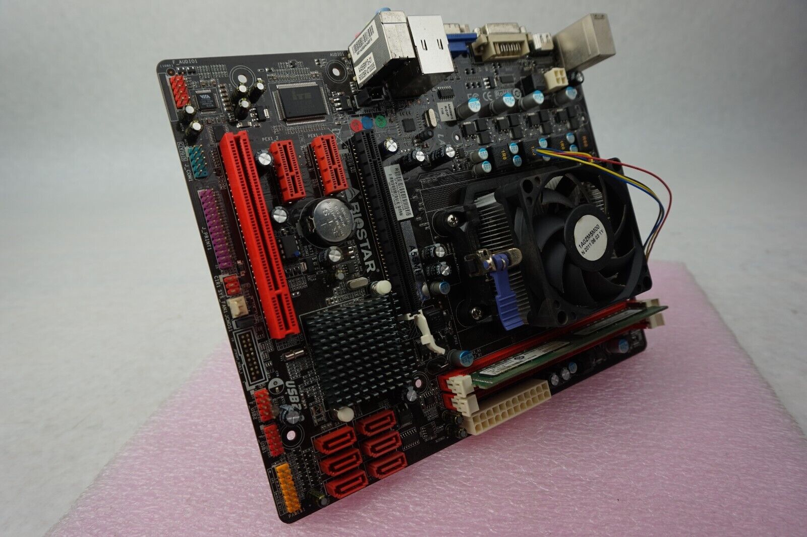 Biostar A55MH Motherboard AMD A4-3300 2.5GHz 4GB RAM w/ I/O Shield
