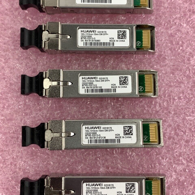 Lot of 5 HUAWEI 10G-1310nm-10KM-SM-SFP+ 34060742 SMF 1310nm 10KM Optical Module