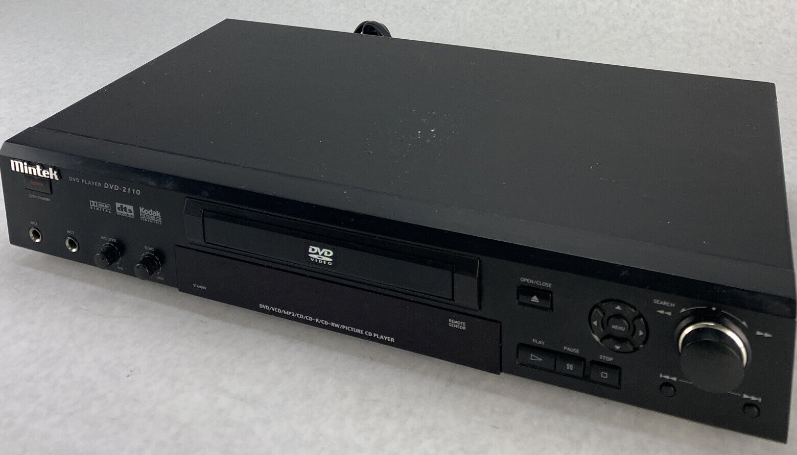 Mintek DVD-2110 DVD CD Player S-Video Component RCA NO REMOTE