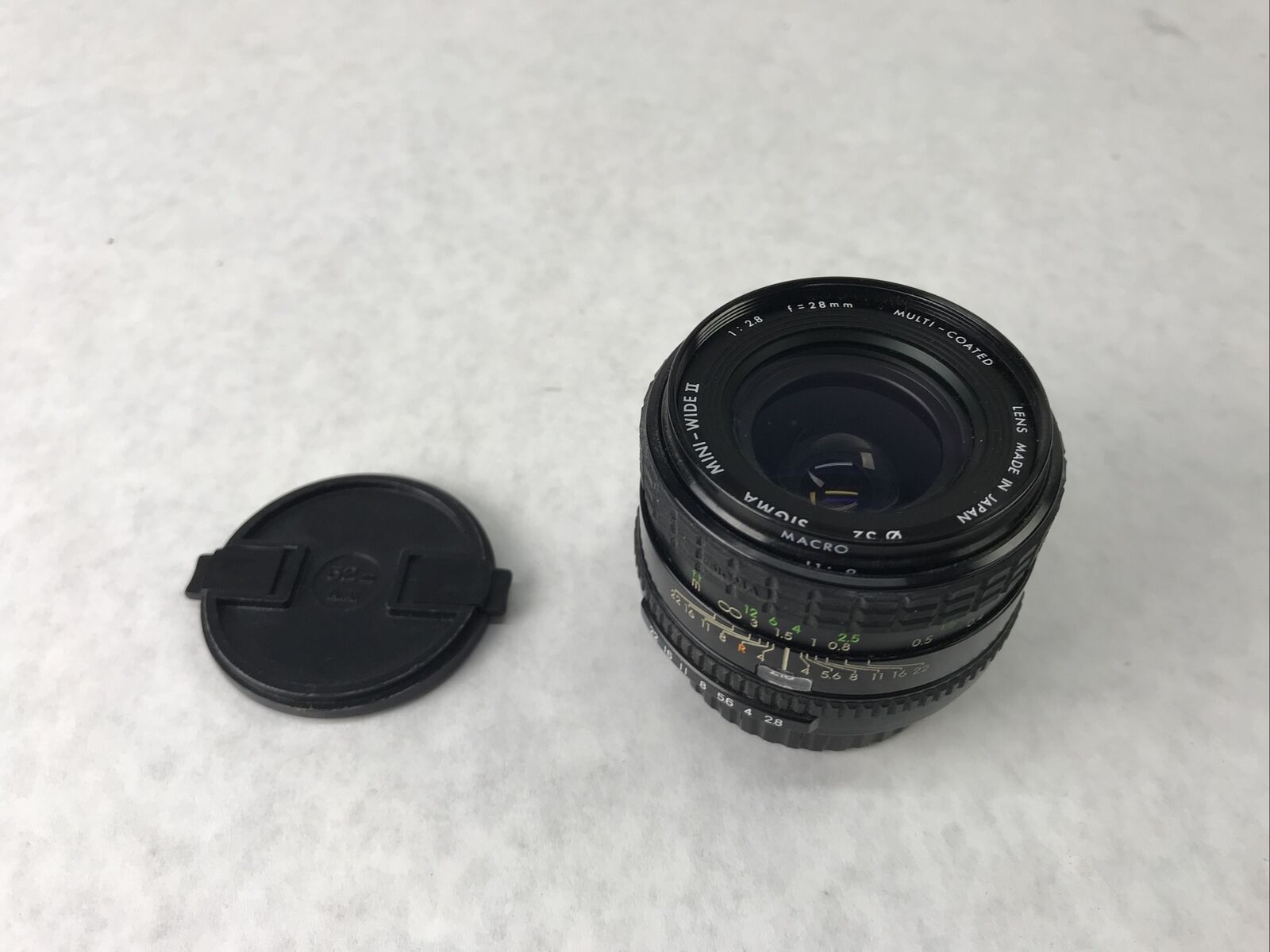 Sigma Mini Wide II 28mm F/2.8 Full Frame Manual Focus Lens Pentax