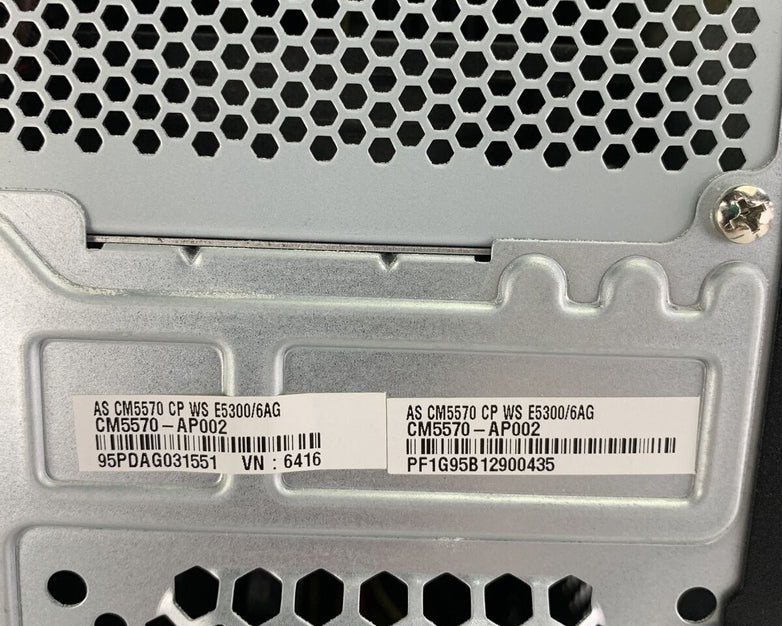 ASUS CM550 MT Intel Pentium Dual-Core E5300 2.6GHz 6GB RAM No HDD No OS