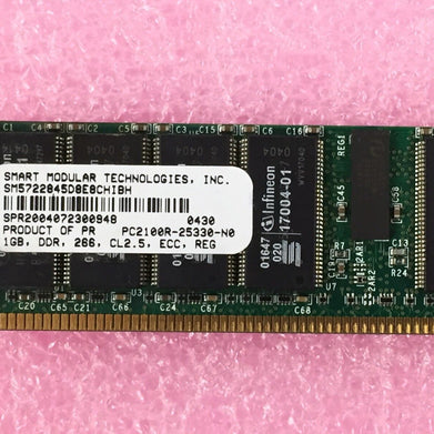 Smart Modular Technologies SM5722845D8E8CHIBH PC2100R-25330-N0 ECC REG DDR