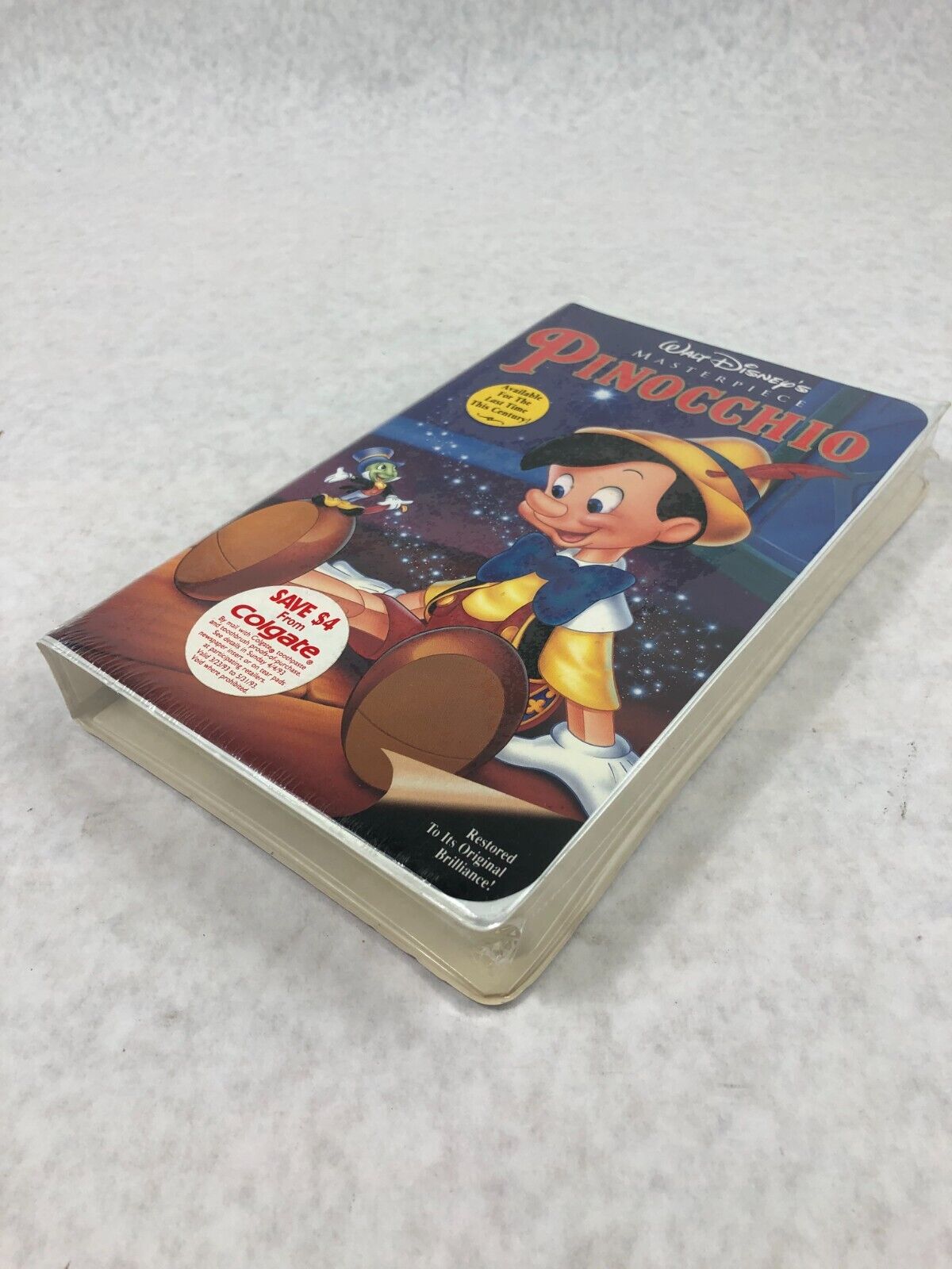 Walt Disney Pinocchio VHS Masterpiece #239 Sealed New