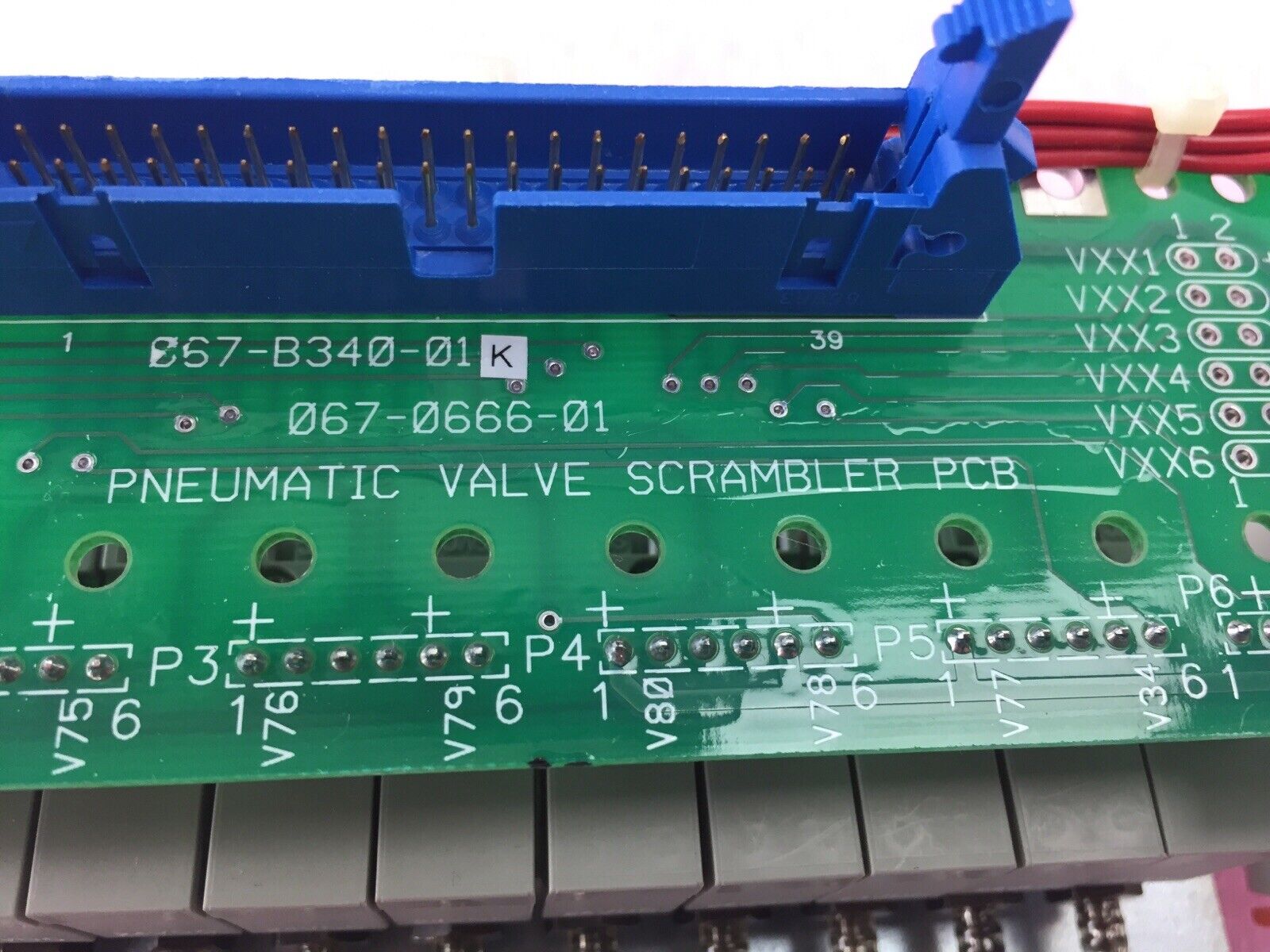 Siemens Bayer - 067-B340-01K - Pneumatic Value Scrambler PCB