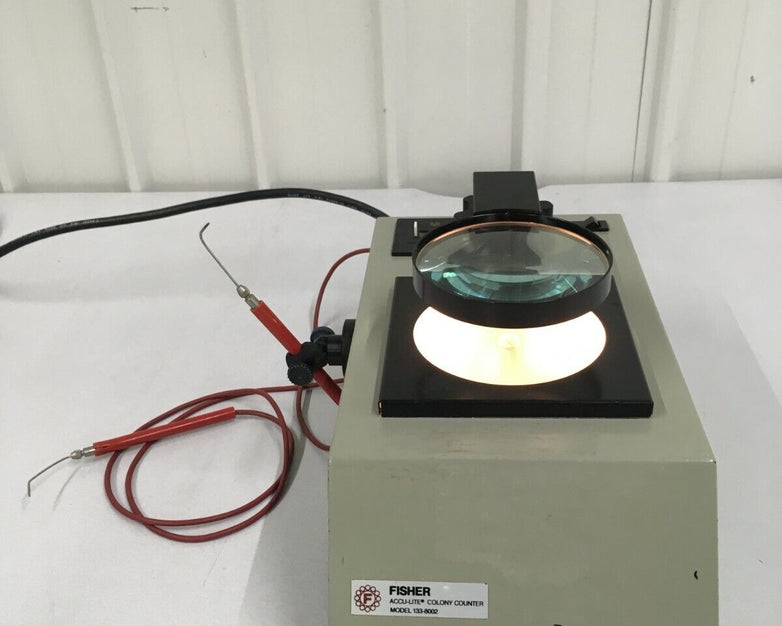 Fisher 133-8002 Accu-lite Illuminated Benchtop Magnifying Colony Counter