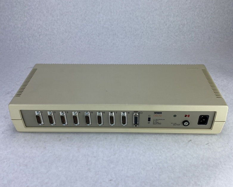 Digital DELNI-AA 8-Port Network Hub w/DECXM-M.C01 Transceiver + Misc. Cables