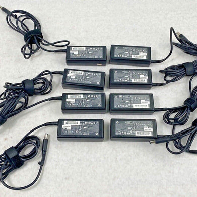 Lot of 8 Genuine HP 693711-001 65W AC Adapters 677774-001 Large Tip