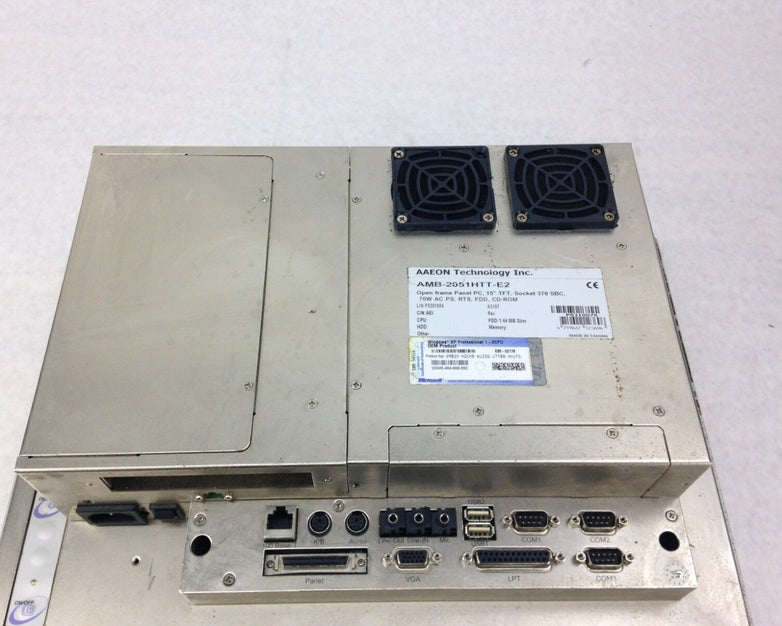 AAEON AMB-2051HTT-E2 HMI, MMI, OIT Operator Interface, Pent III 850MHz, 640K RAM