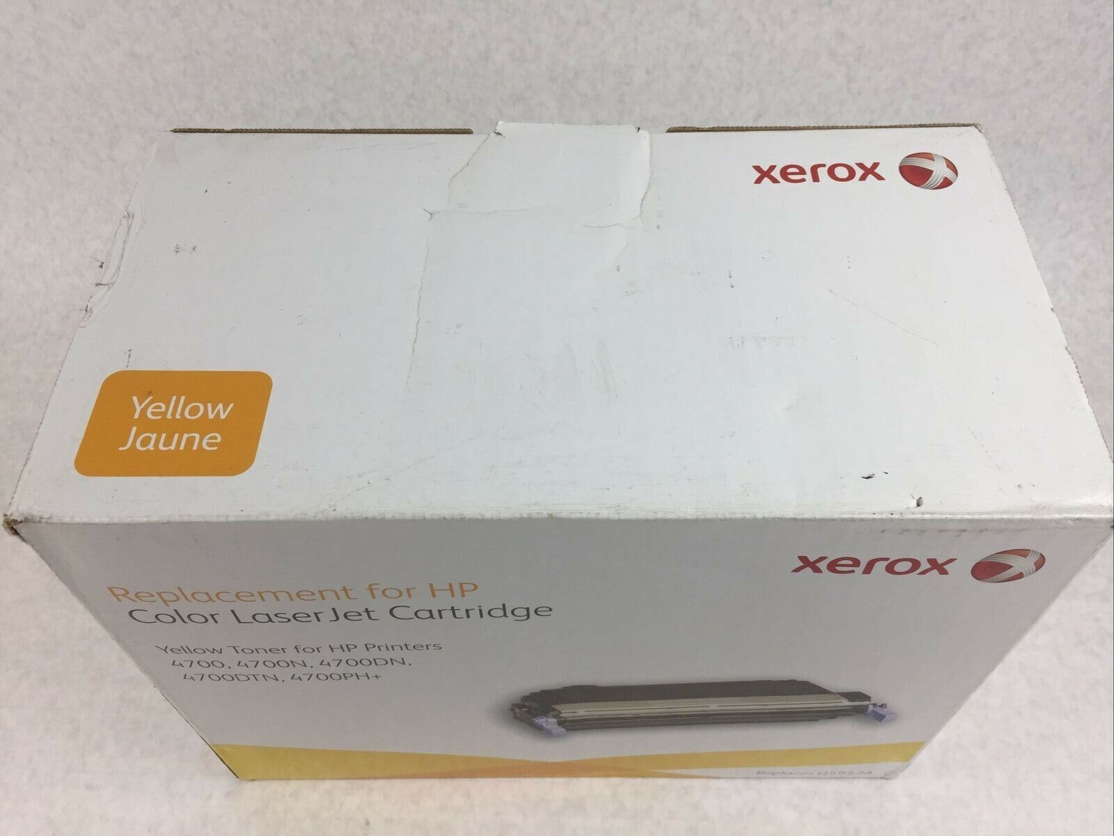 Xerox Replacement Yellow Toner Cartridge for HP 4700  Q5952A  13,100 page yield