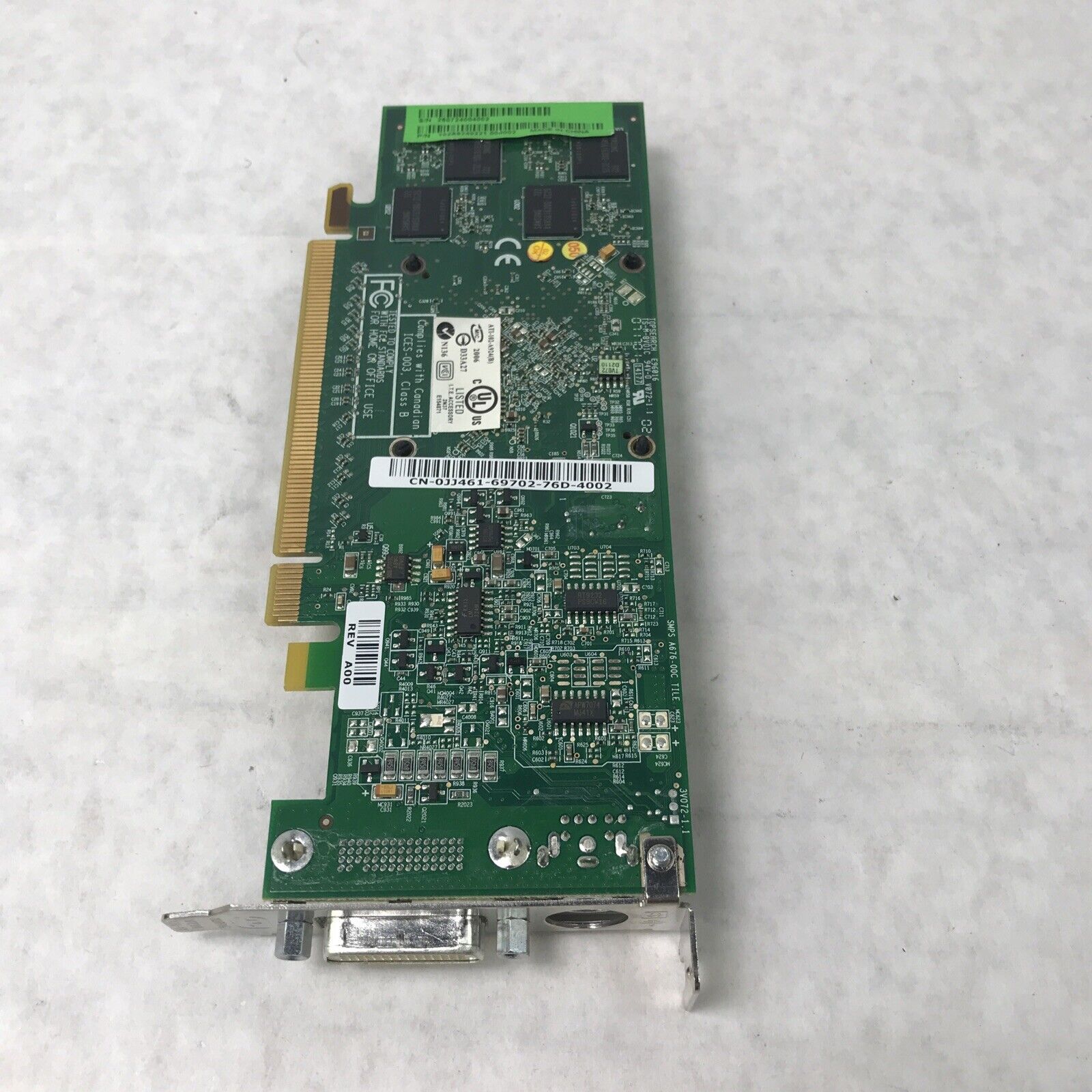 (Lot of 3) Dell ATI Radeon PCIe 256MB JJ461 KT154 Video Card (Tested and Working