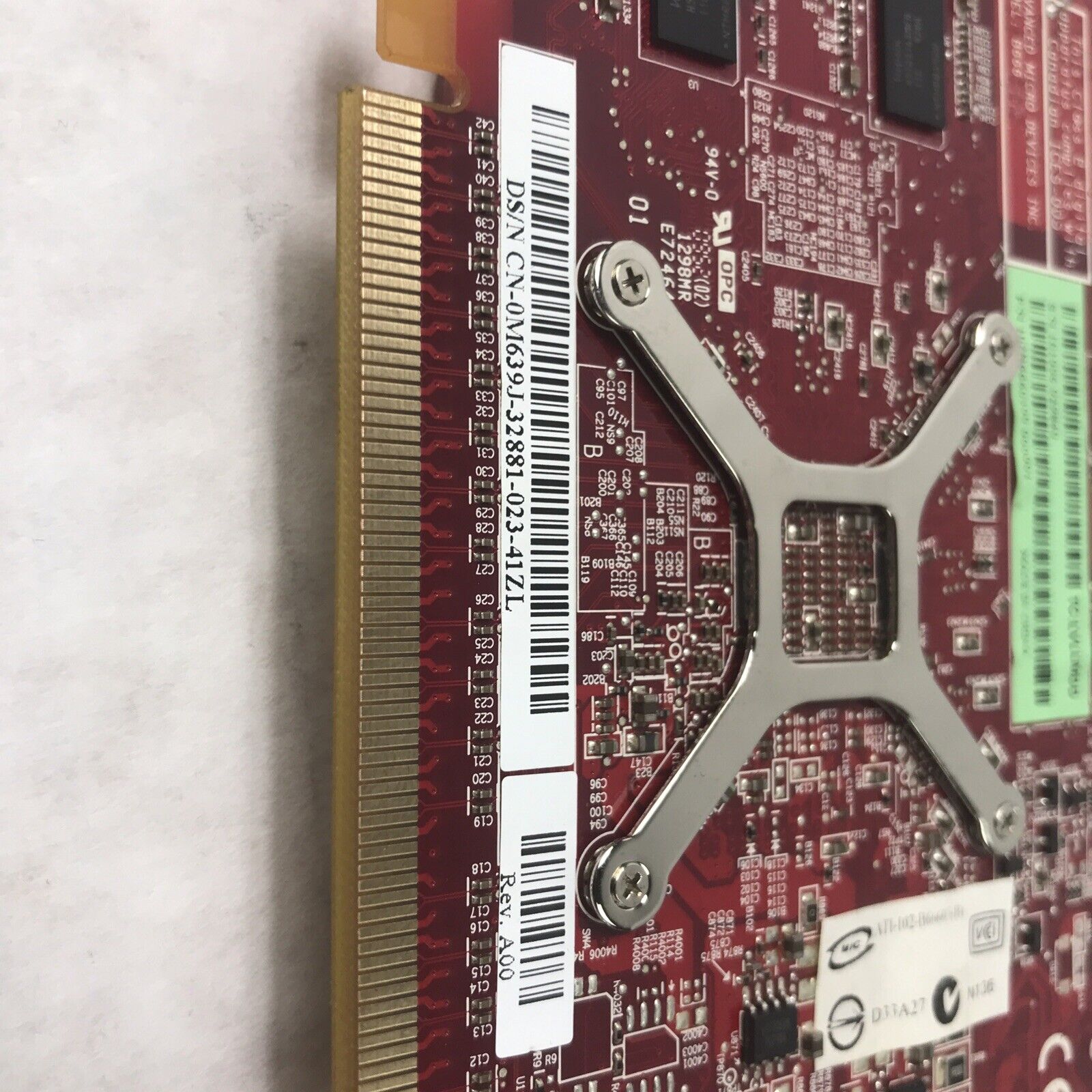 Dell M639J ATI Radeon ATI-102-B66603 512MB PCI-E Graphics Card 2x DVI-I (Tested)