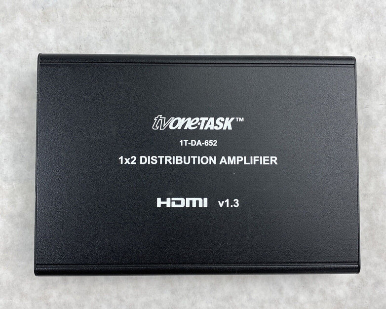 TVOne-Task 1T-DA-652 1x2 Distribution Amplifier HDMI v1.3 NO POWER SUPPLY