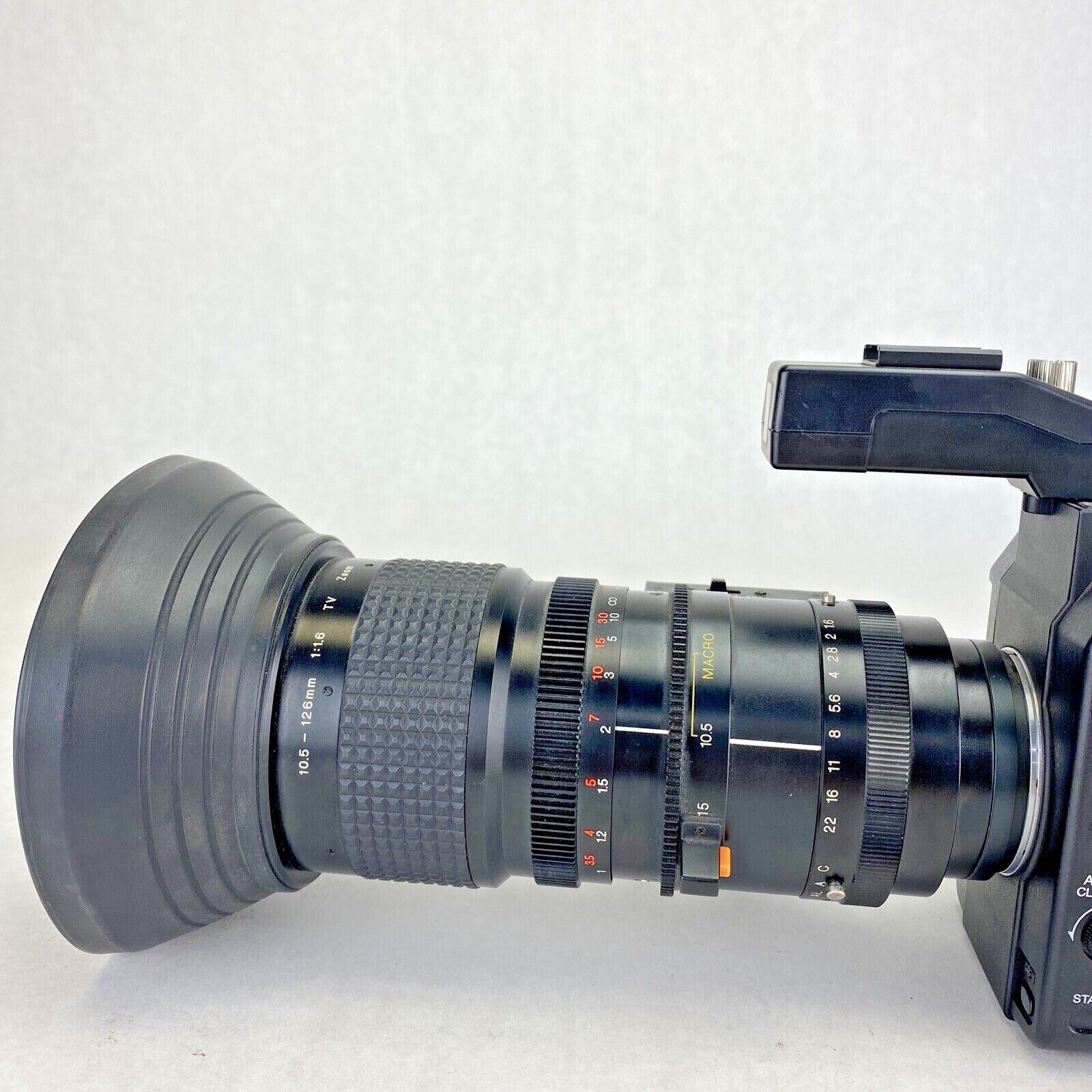 Panasonic WV-D5100HS Camera w/ WV-PS03 + WV-LZ14/8AF Lens NO POWER SUPPLY
