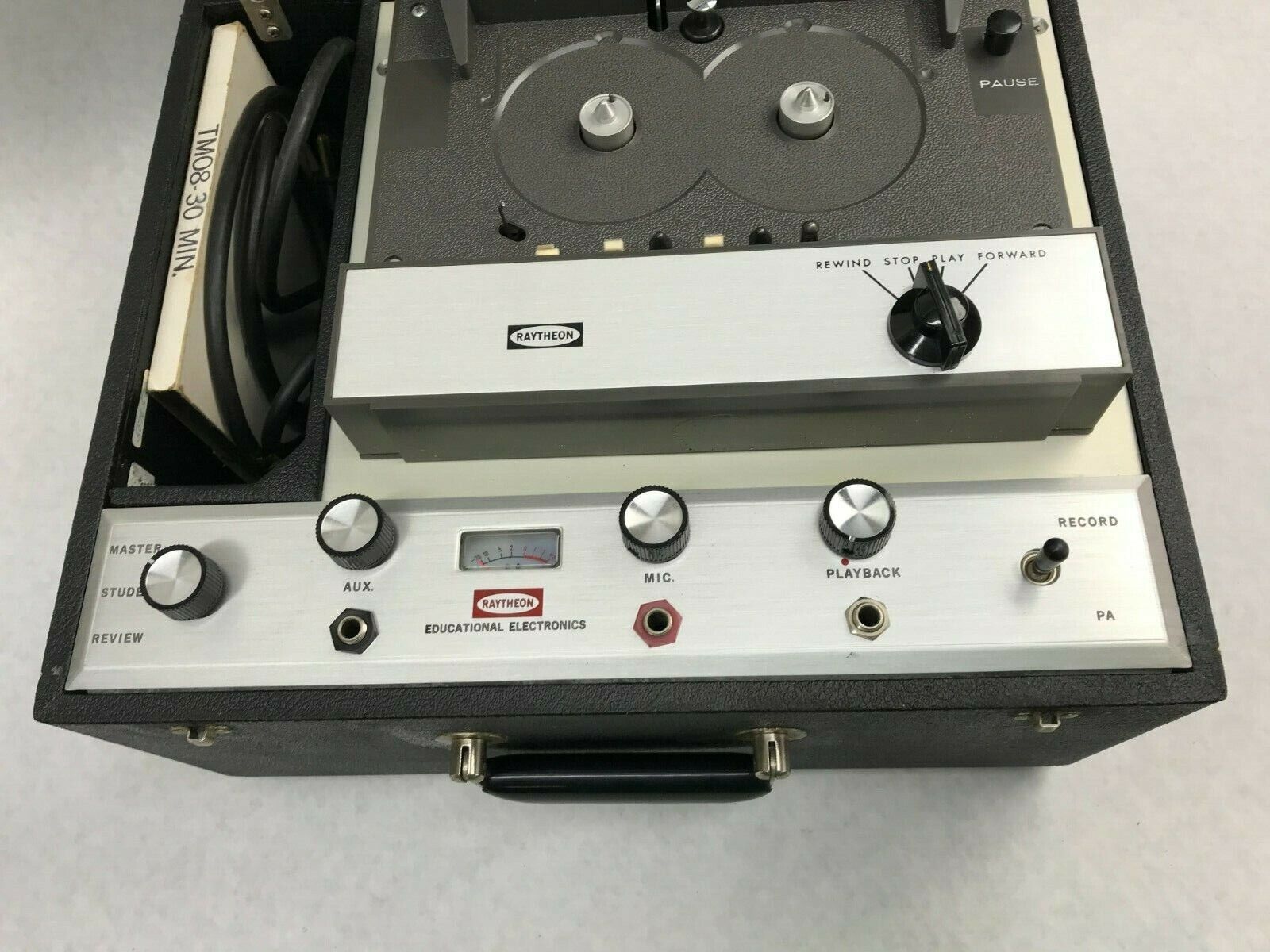 Raytheon Educational Electronics Tape Recorder Vintage