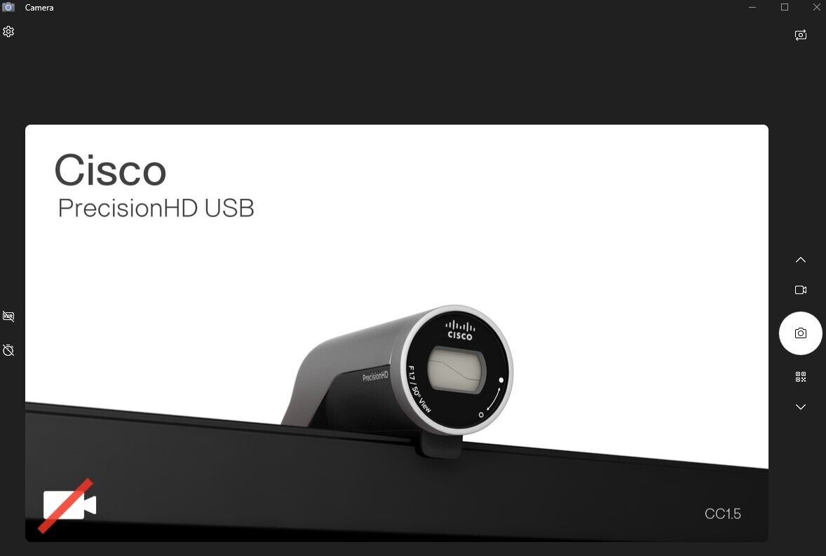 Cisco TTC8-03 TelePresence PrecisionHD USB Webcam Professional Grade