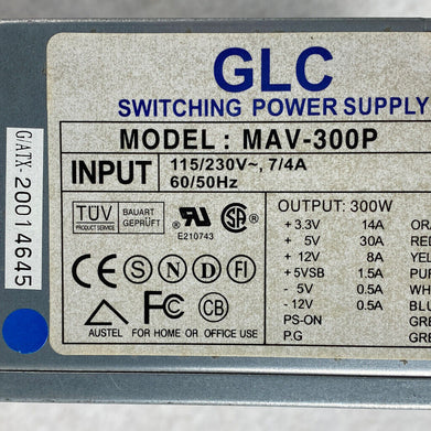 GLC MAV-300P-P4 Switching Power Supply
