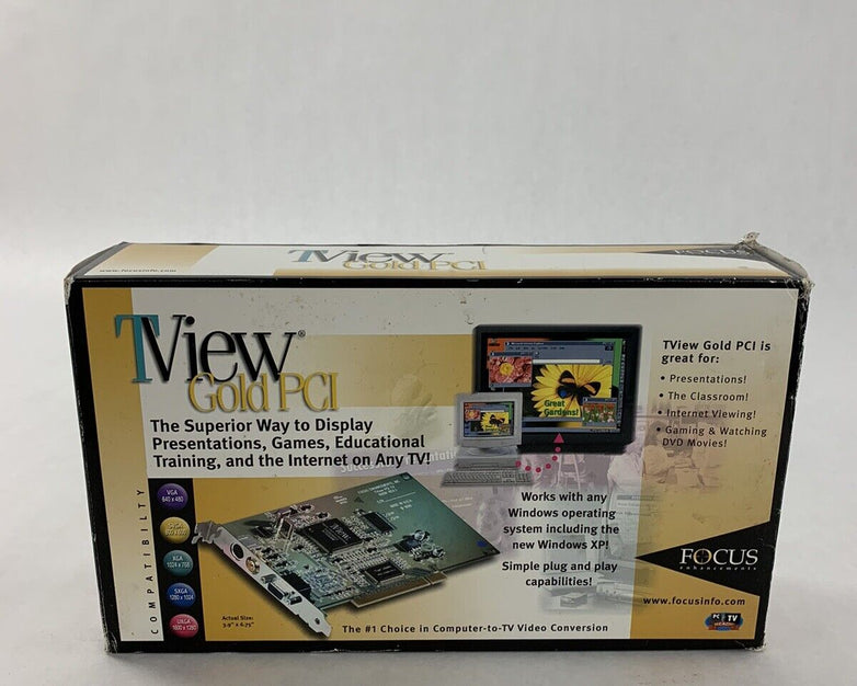 TView Gold PCI 444-5207  PC to Tv