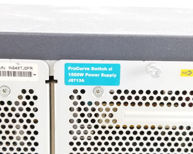 HP ProCurve Switch 5412zI J8698A Switch Chassis With 10x J8702A 2x J8705A