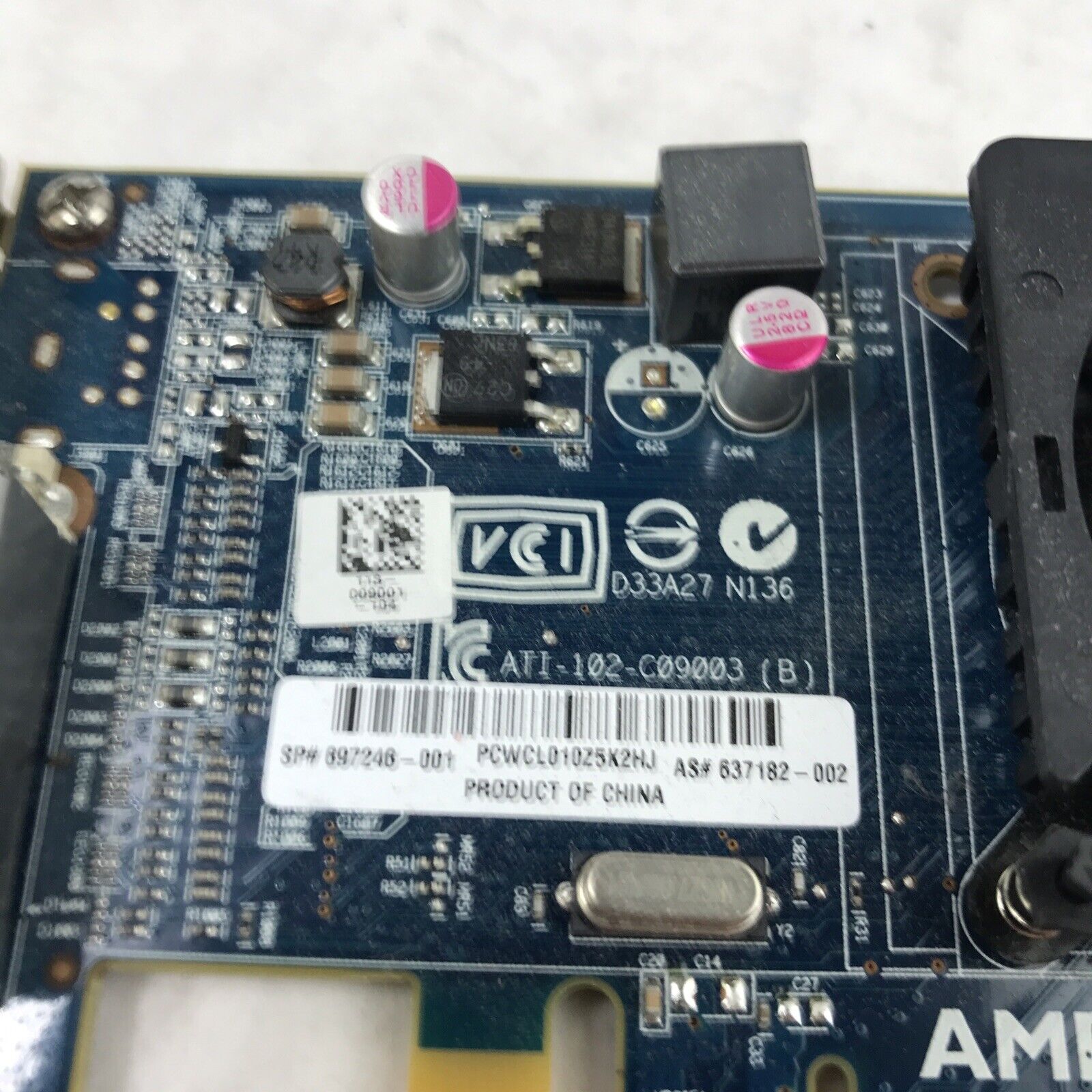 AMD Radeon HD6350 512MB DMS-59 PCI-E Low Profile Graphics Video Card 697246-001