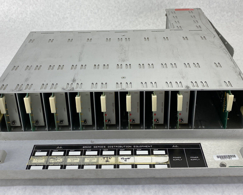 Grass Valley Group 8500 series with 8x model 8501 video DA boards