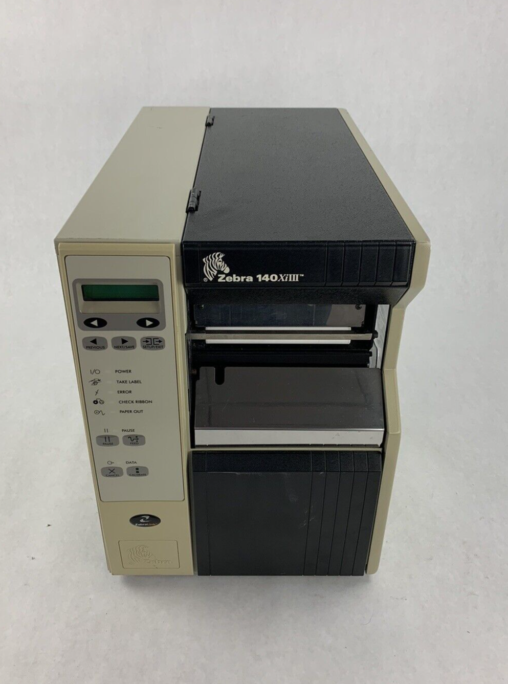 Zebra 140Xi III Label Ribbon and Thermal Printer Broken Window - For Parts