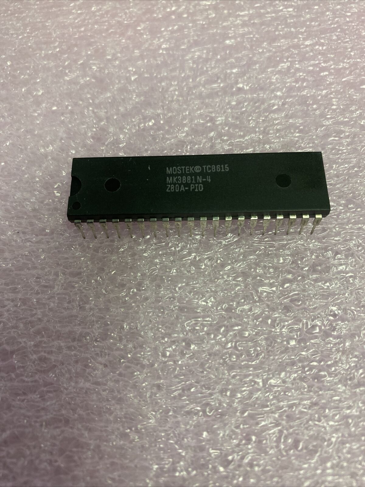 5 pcs IC Z80 PIO chip, MOSTEK MK3881N-4 Likely New Old Stock