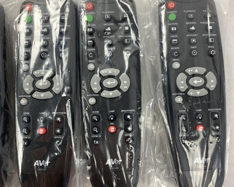 Lot of 5 New AVer RM-N6 for AVerVision M70 Remote Control