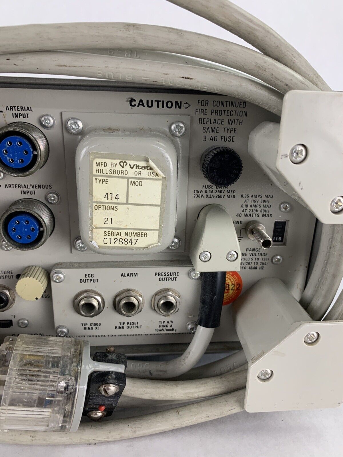 Tektronix 414 Dual Pressure Power Tested