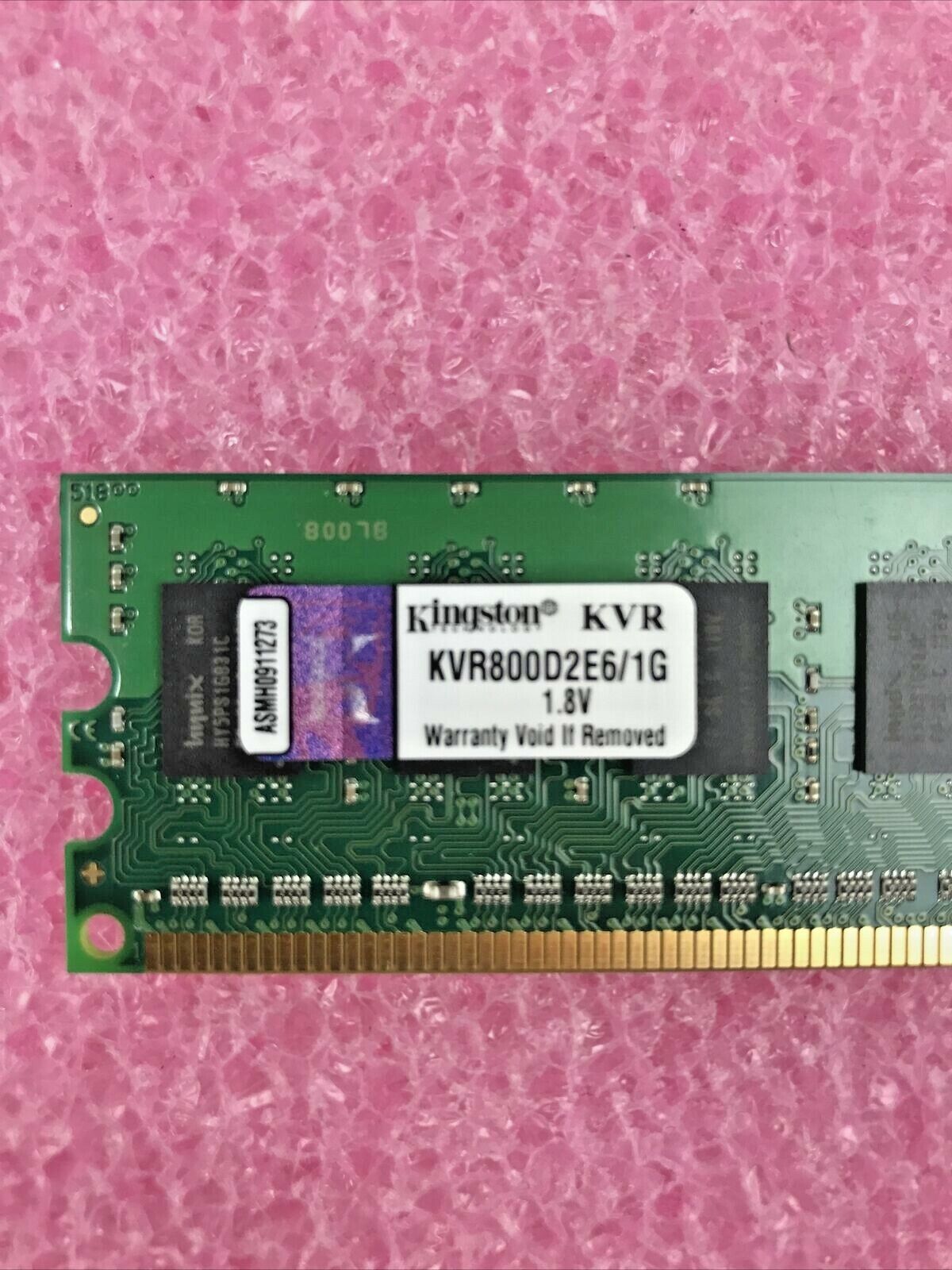 Kingston KVR800D2E6/1G 1GB 1.8V RAM