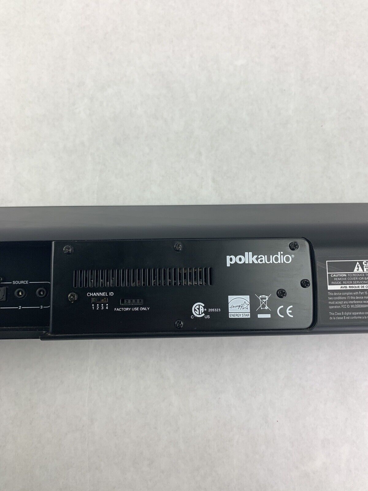 Polk Audio SurroundBar 3000 and Subwoofer Power Adapter