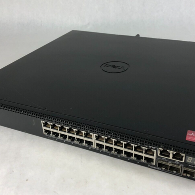 Dell Networking N3024 24 Port Rack Mountable Ethernet Switch No Rails