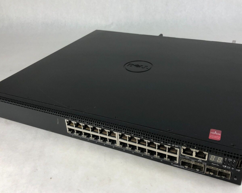 Dell Networking N3024 24 Port Rack Mountable Ethernet Switch No Rails