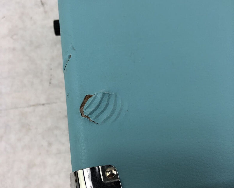 1 By One Vintage Turntable Turquoise Blue - No Power Adapter Included