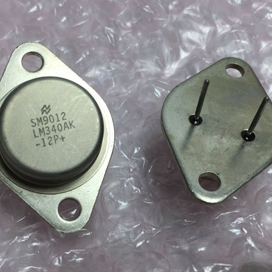 NOS  National Semiconductor LM340AK-12P+ Regulator  Lot of 5