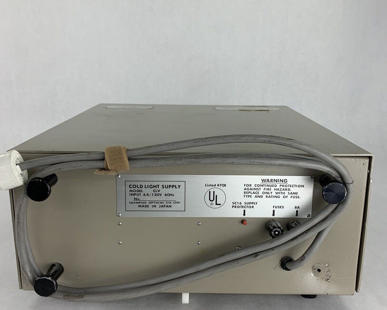 Olympus CLV Cold Light Source Supply 6A 120V 60Hz Power Tested