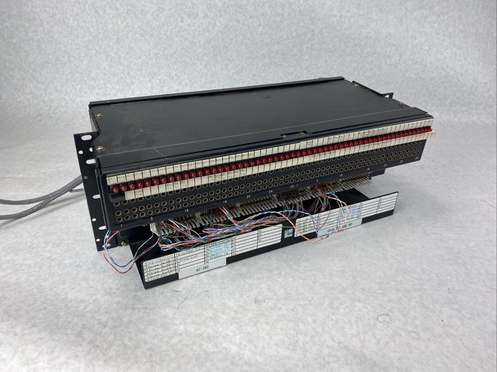 ADC 4-24419-0305 DSX-DR19-CAB 4-24419-0292 DR 19 Rear Cross Connect Patch Panel