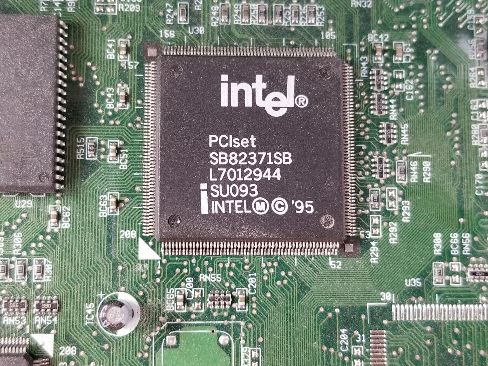 Data General 5166sc Motherboard Intel Pentium 166MHz 16MB RAM I/O Riser