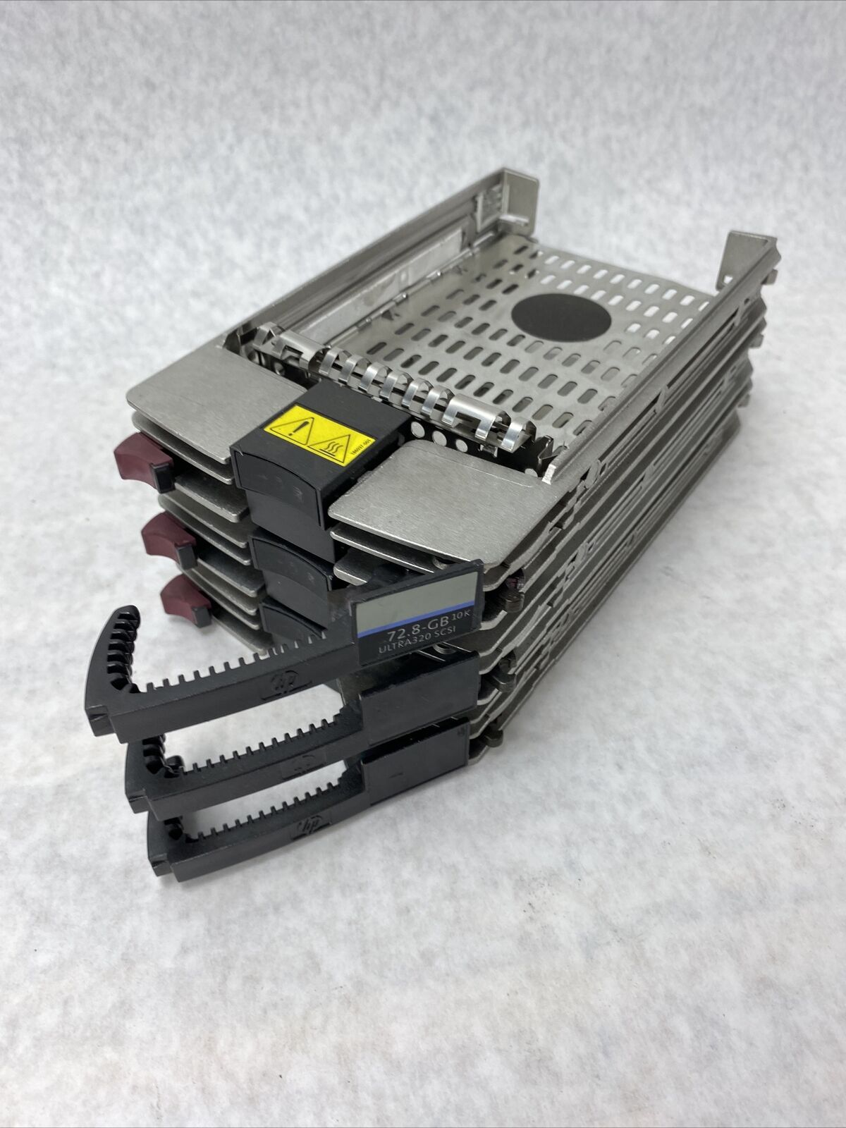 Lot of 3 HP ULTRA3 SCSI Hard Drive Caddy Tray 233349-001 Tray Only