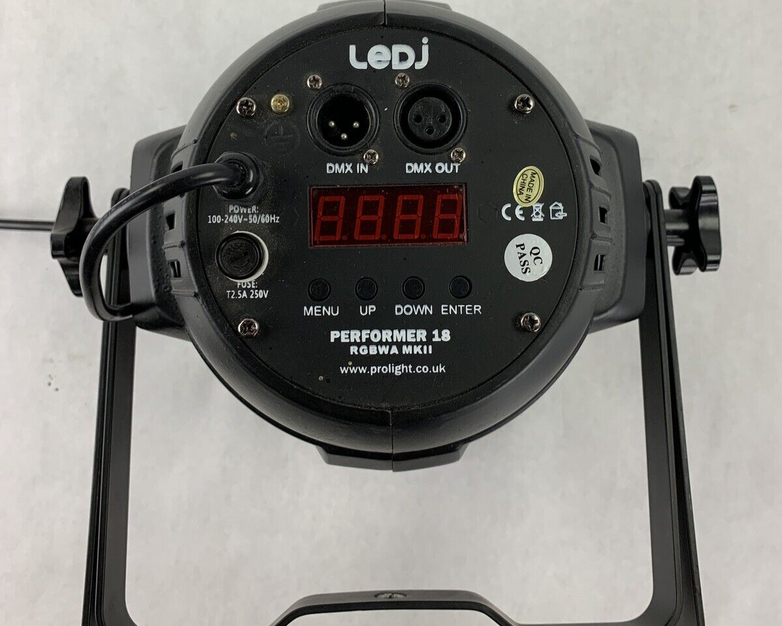LEDJ Performer 18 RGBWA MKII 100-240V 50/60Hz LEDJ242A