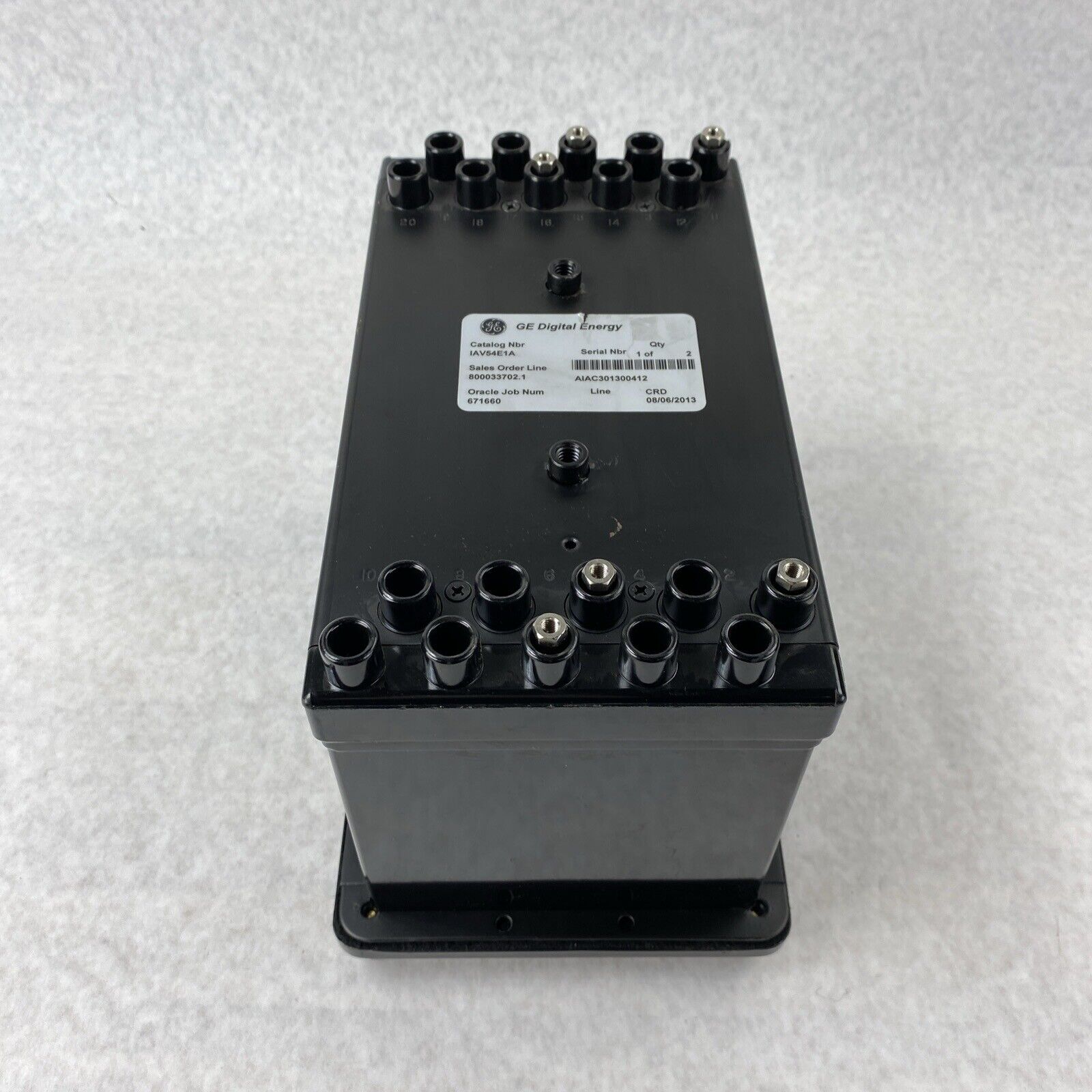 GE Digital Energy 12IAV54E1A Voltage Relay 115 Volts 60 Cycles - Missing Cover