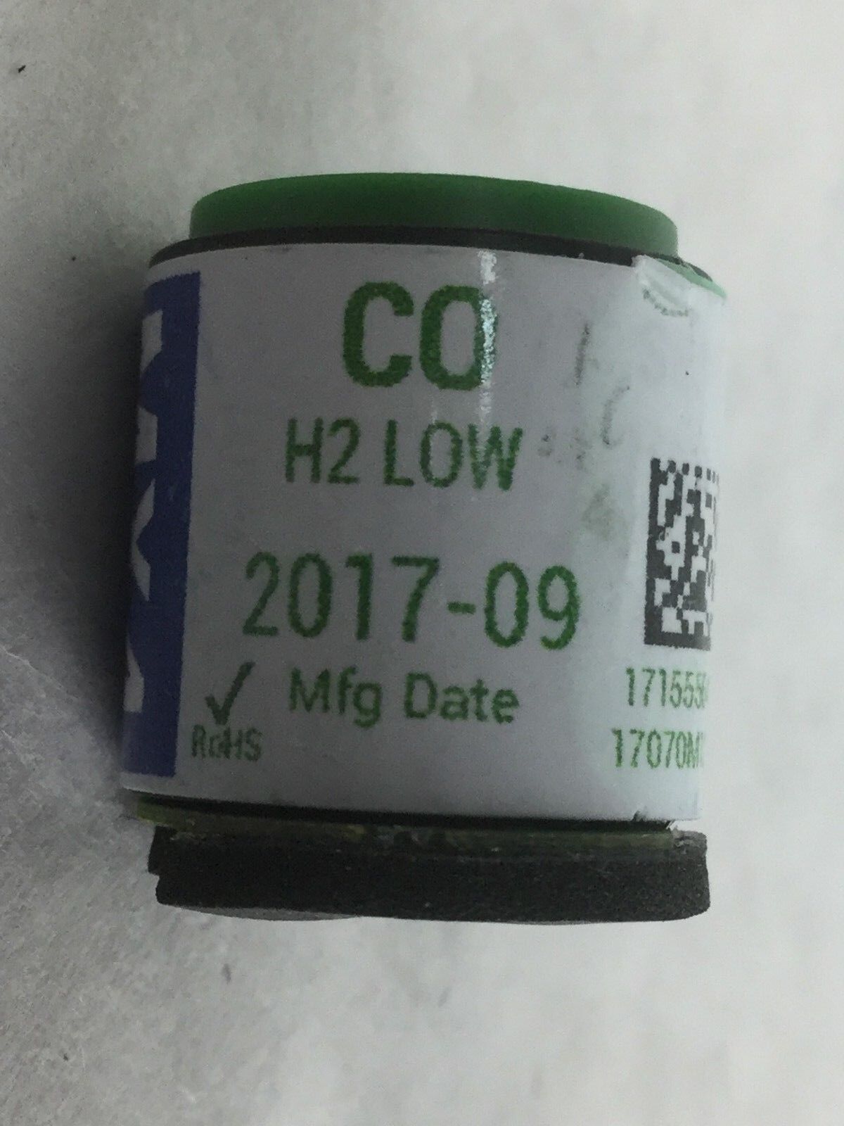 Industrial Scientific, 17155564, Carbon Monoxide (CO/H2 low) Sensor, Mfg 9/2017