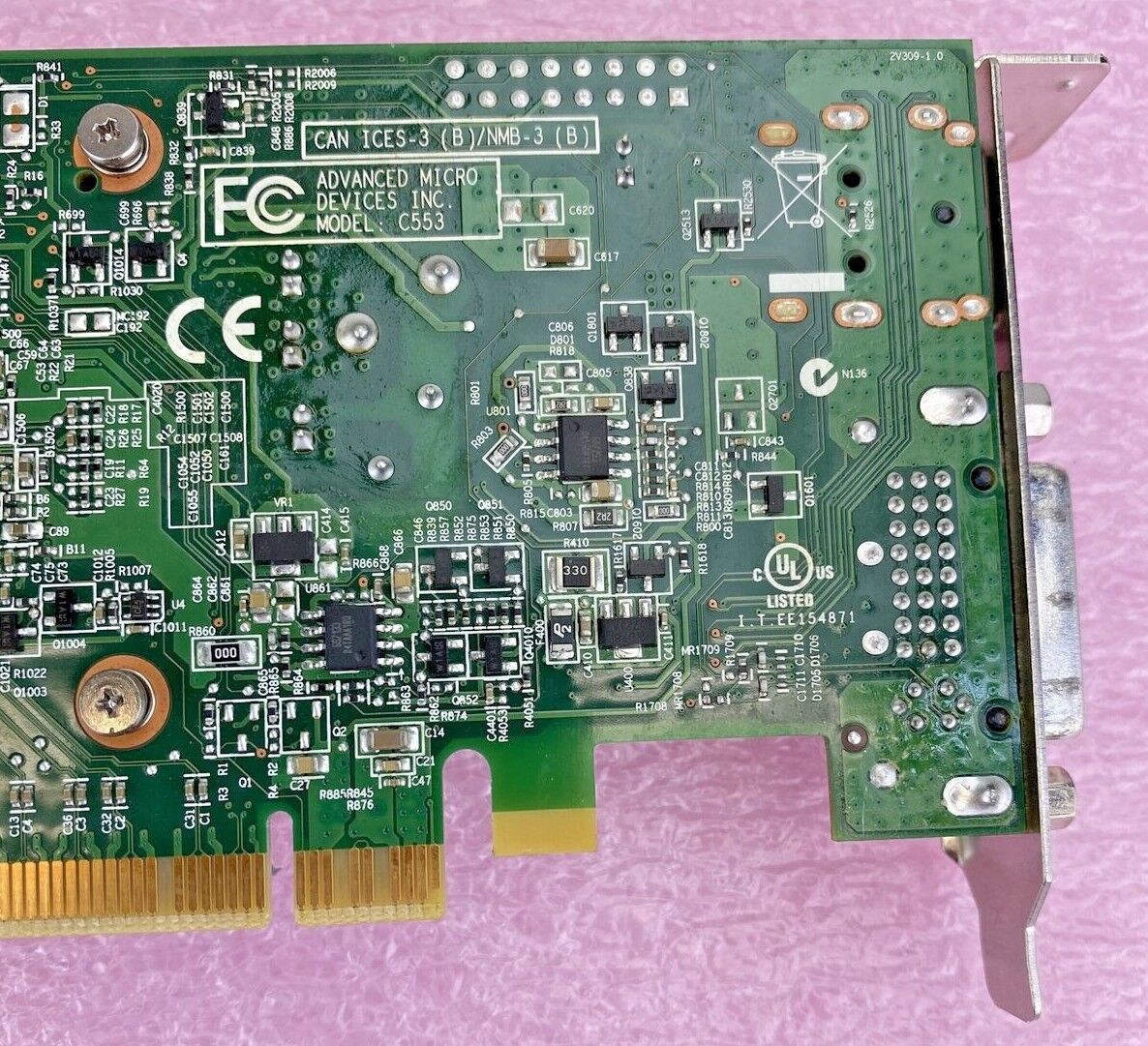 AMD 0F9P1R Radeon HD8490 1GB DDR3 DVI DisplayPort PCIe Low Profile Graphics GPU