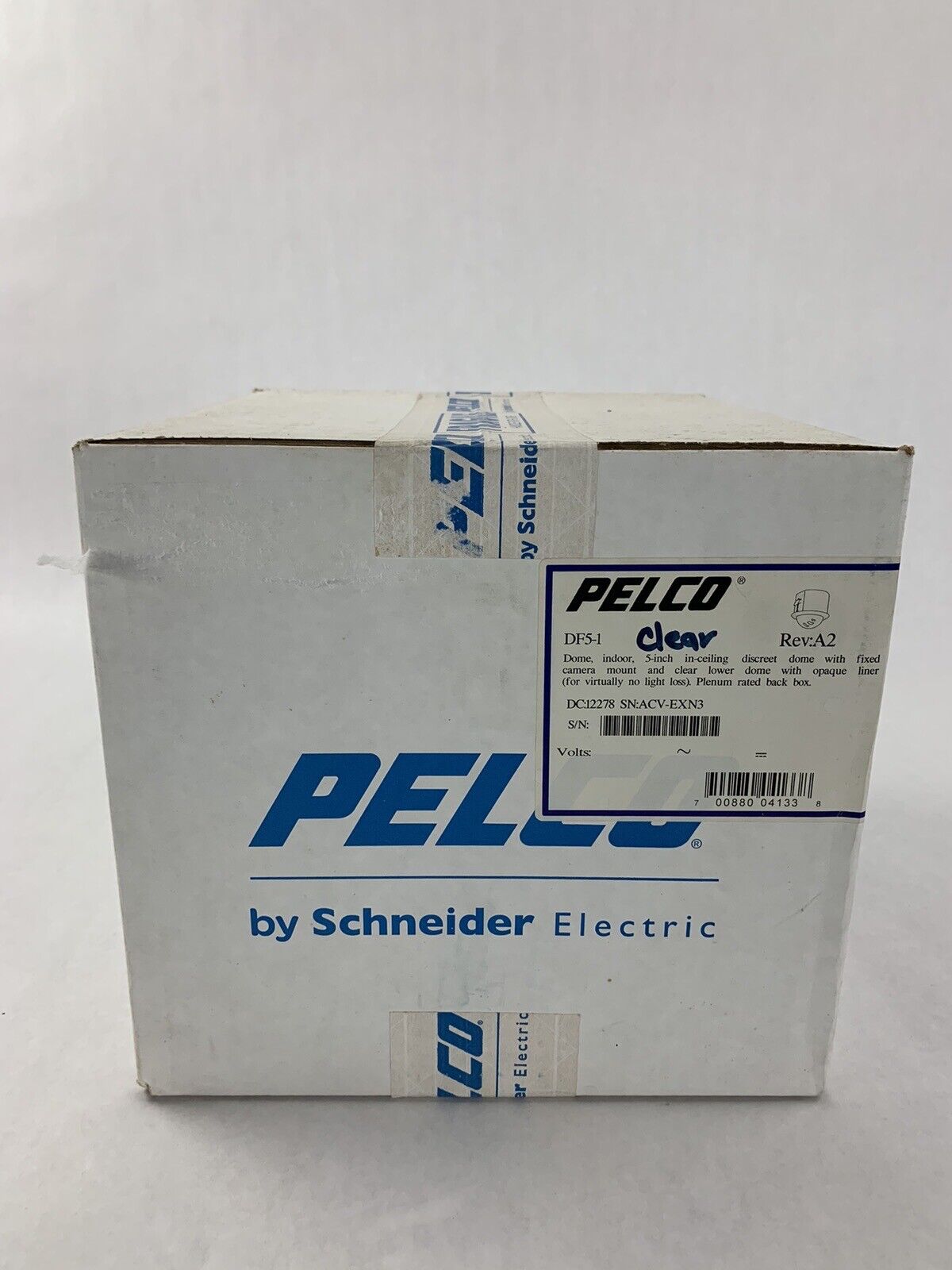 Pelco DF5-1 Fixed In-Ceiling Housing Tinted Dome