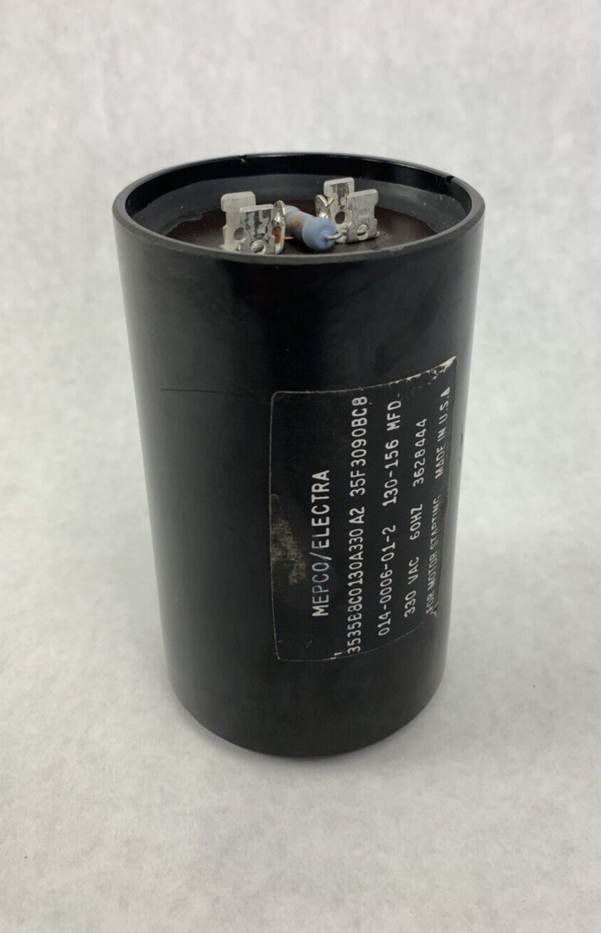 Mepco Electra Capacitor  35F3090BC8 130-156MFD 330VAC 014-0006-01-2