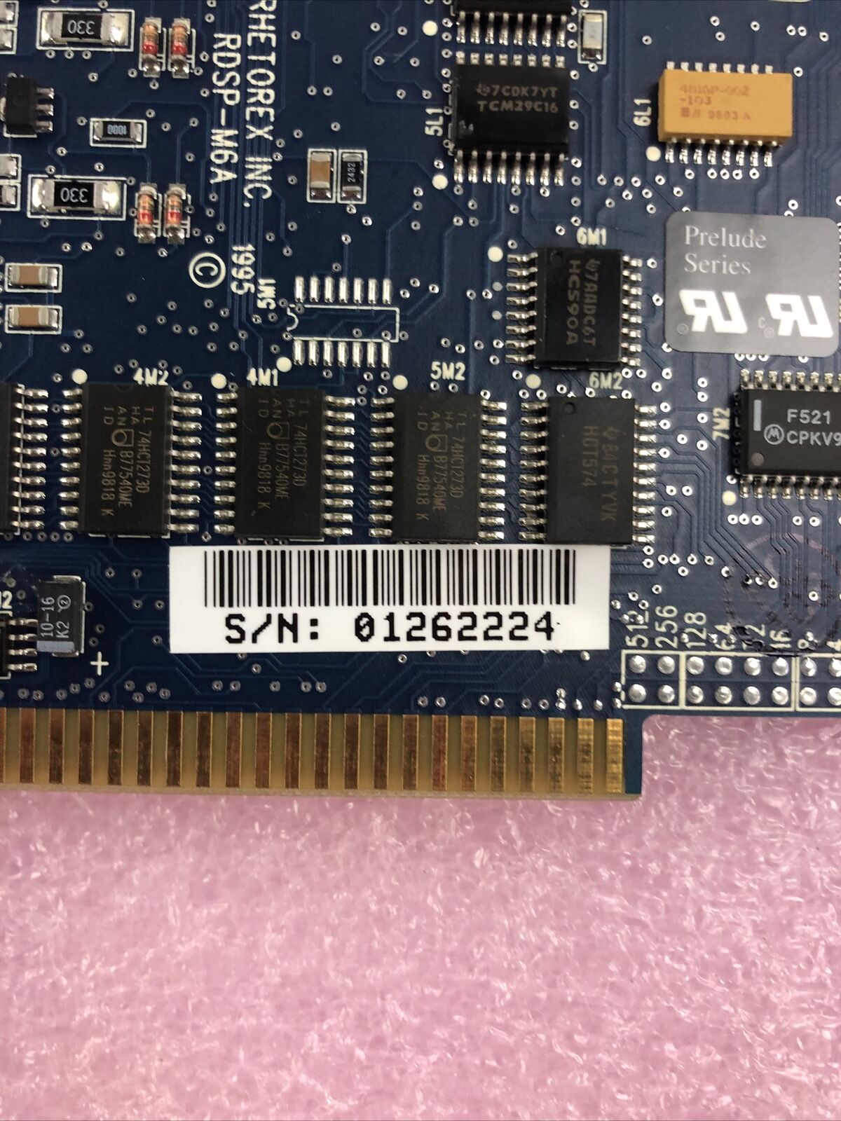 Rhetorex Quartet -RDSP Quartet 4 Port ISA Telephony Board