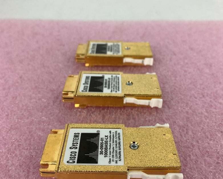 Lot 3 Cisco 30-0905-01 1000Base-LX GBIC Optical Transceiver Module